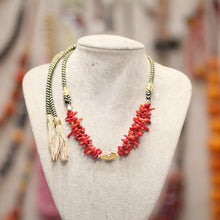 Collier en Corail Naturel Rouge – Sultana Rouge