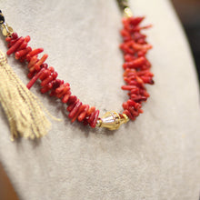 Collier en Corail Naturel Rouge – Sultana Rouge
