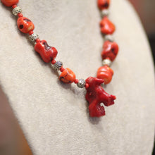 Collier en Corail Naturel Rouge – Bijou Artisanal Marocain Unique