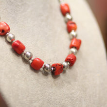 Collier en Corail Naturel Rouge – Élégance Artisanale