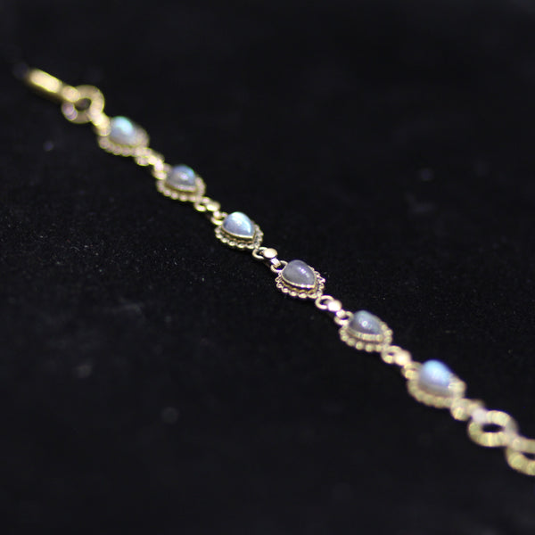 Bracelet en Cuivre avec Pierres Naturelles – Bijou Élégant Artisanal