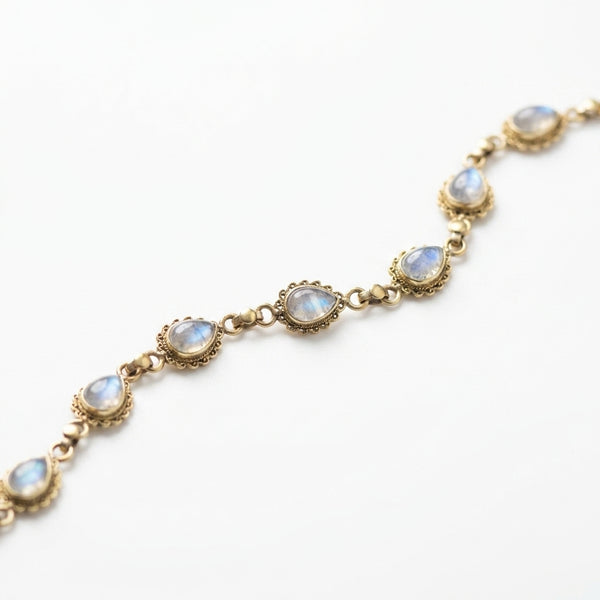 Bracelet en Cuivre avec Pierres Naturelles – Bijou Élégant Artisanal