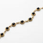 Bracelet en Cuivre et Pierre Onyx Naturelle Noire – Bijou Marocain Artisanal Élégant