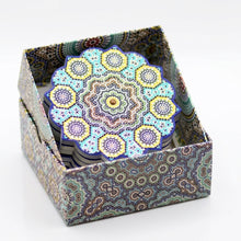 Set de 6 Dessous de Verre Marocains en Céramique – Motifs Mandala & Artisanat Oriental