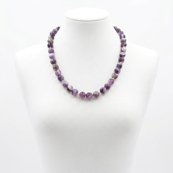 Collier en Améthyste Naturelle – Éclat Violet