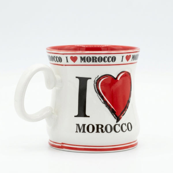Mug I Love Morocco en Céramique – Tasse Souvenir du Maroc