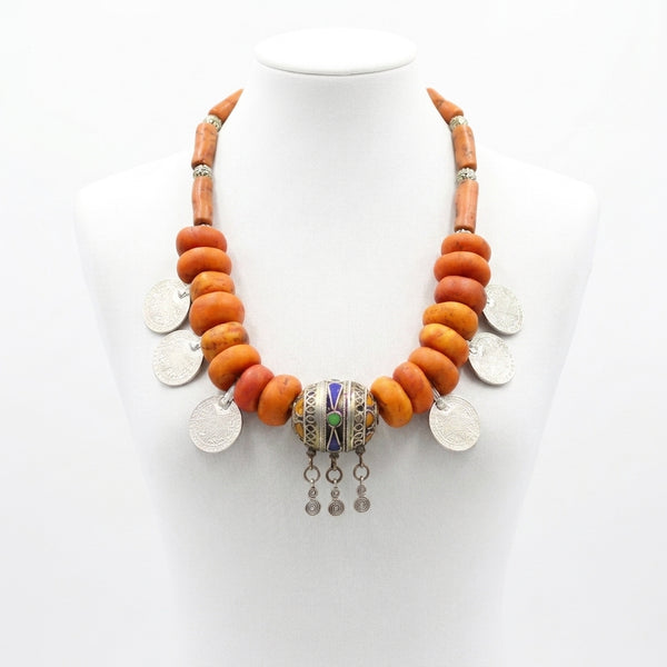 Collier Amazigh du Souss – Bijou Marocain Traditionnel & Pièce Unique